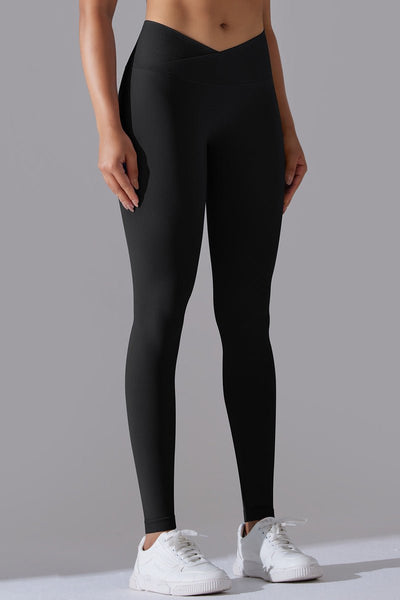 ZenCurve Scrunch Tights - Black