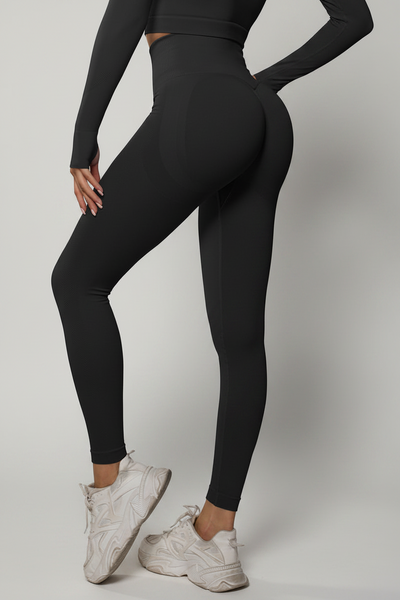 BodyCurve Scrunch Tights - Black