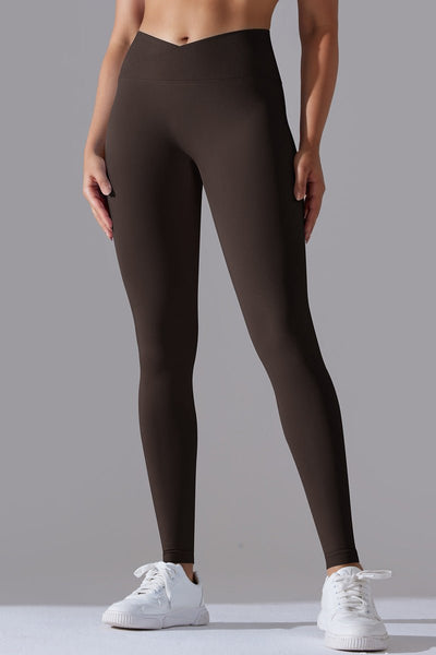 ZenCurve Scrunch Tights - Brown