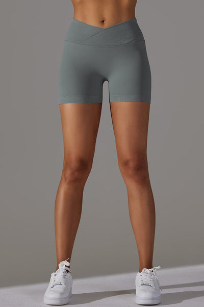 ZenCurve Scrunch Shorts - DarkGrey