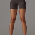 ZenCurve Scrunch Shorts - Brown
