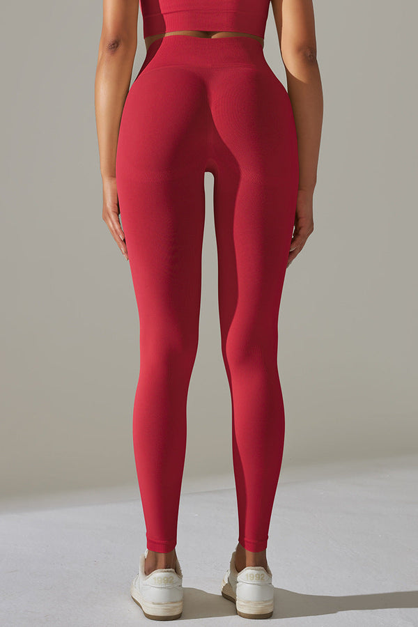 UltraFit Scrunch Tights - Red
