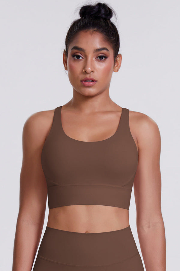 Lea Crossback Sports BH - Brown