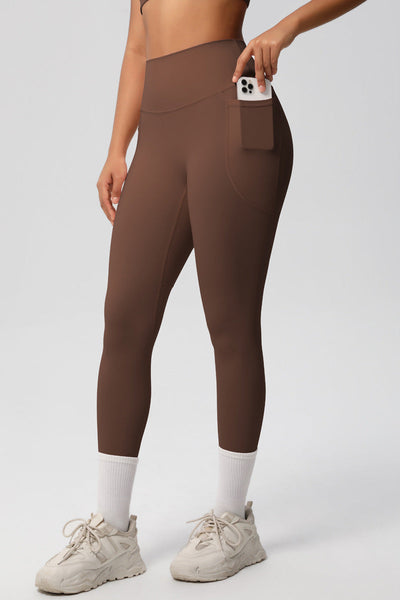 Lea Tights med Lommer - Brun
