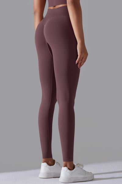 EnduranceFlex Scrunch Tights - Mørkerød