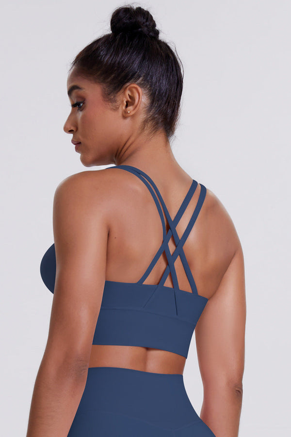 Lea Crossback Sports BH - Navy
