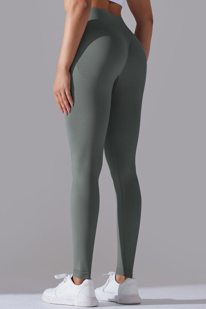 "Grå træningsleggings med seamless finish – komfort og performance i ét"

