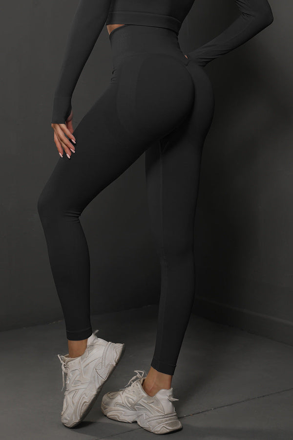 BodyCurve Scrunch Tights – Black