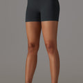 ZenCurve Scrunch Shorts - Black