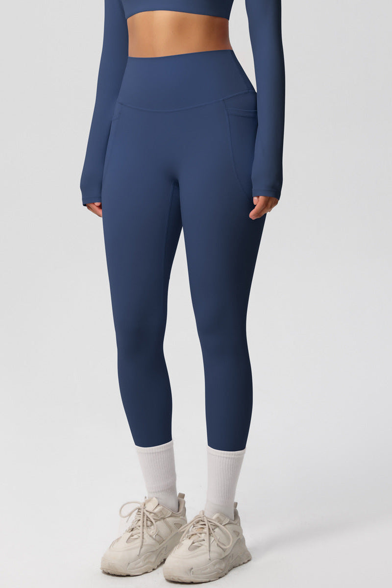 Lea Tights med Lommer - Navy