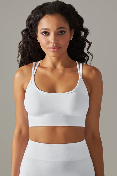 UltraFit Crossback Sports BH - Hvid