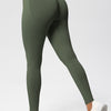 FlexTone Scrunch Tights - OliveGreen