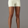 ZenCurve Scrunch Shorts - Ivory