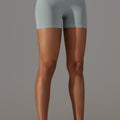 ZenCurve Scrunch Shorts - LightGrey