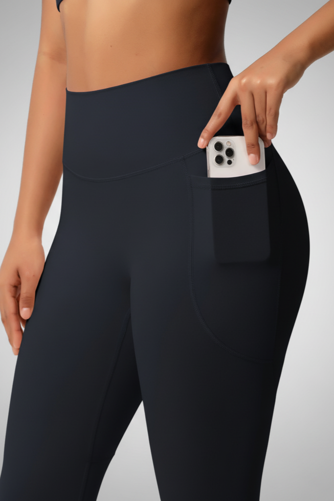 Lea Tights med lommer Black