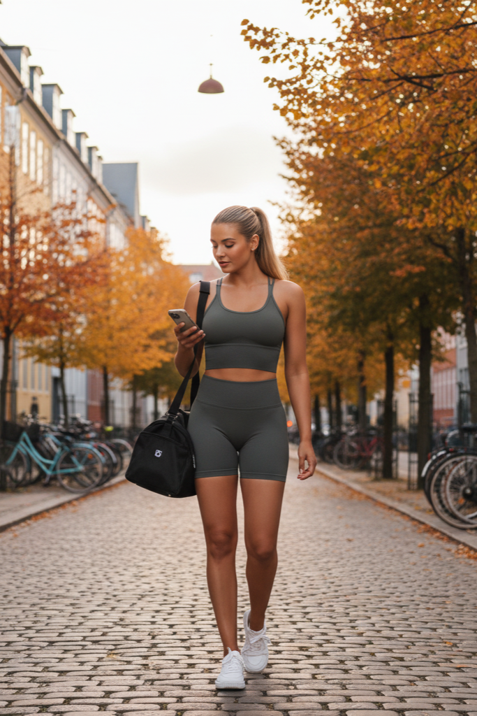 EnduranceFlex scrunch shorts DarkGrey
