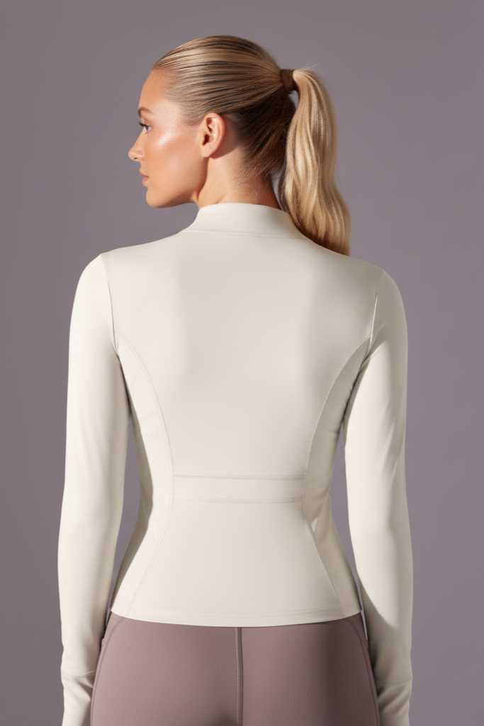 SculptFit Sportsjakke Ivory