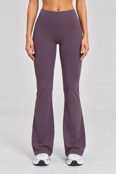 PureLine Flare Tights - Aubergine
