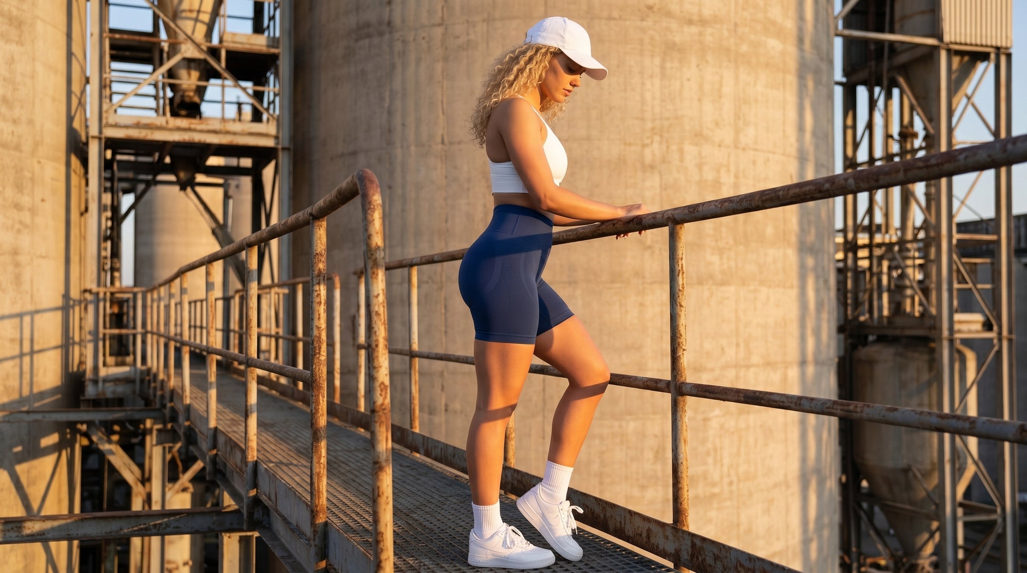 BodyCurve Scrunch Shorts – DarkBlue – DarkBlue