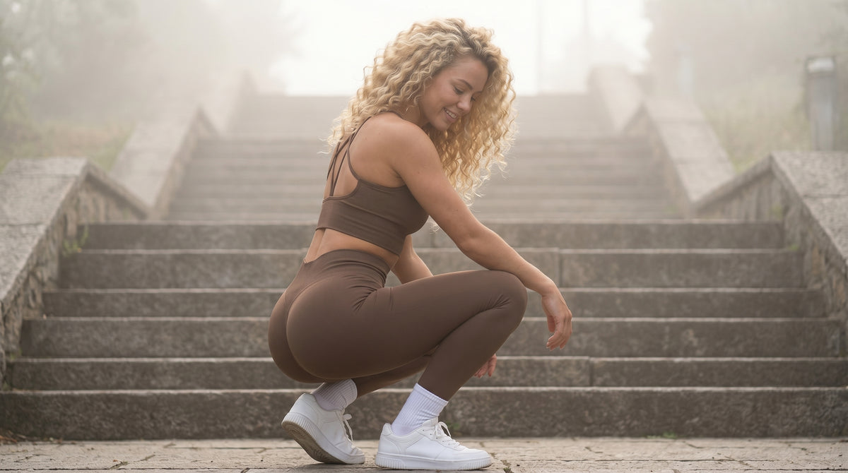 EnduranceFlex Scrunch Tights - Coffee – Coffee