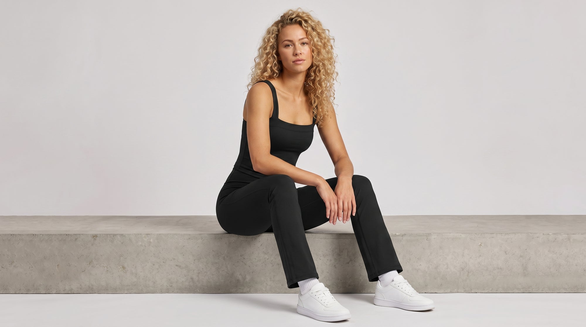 PureLine 2-i-1 Top – Black – Black