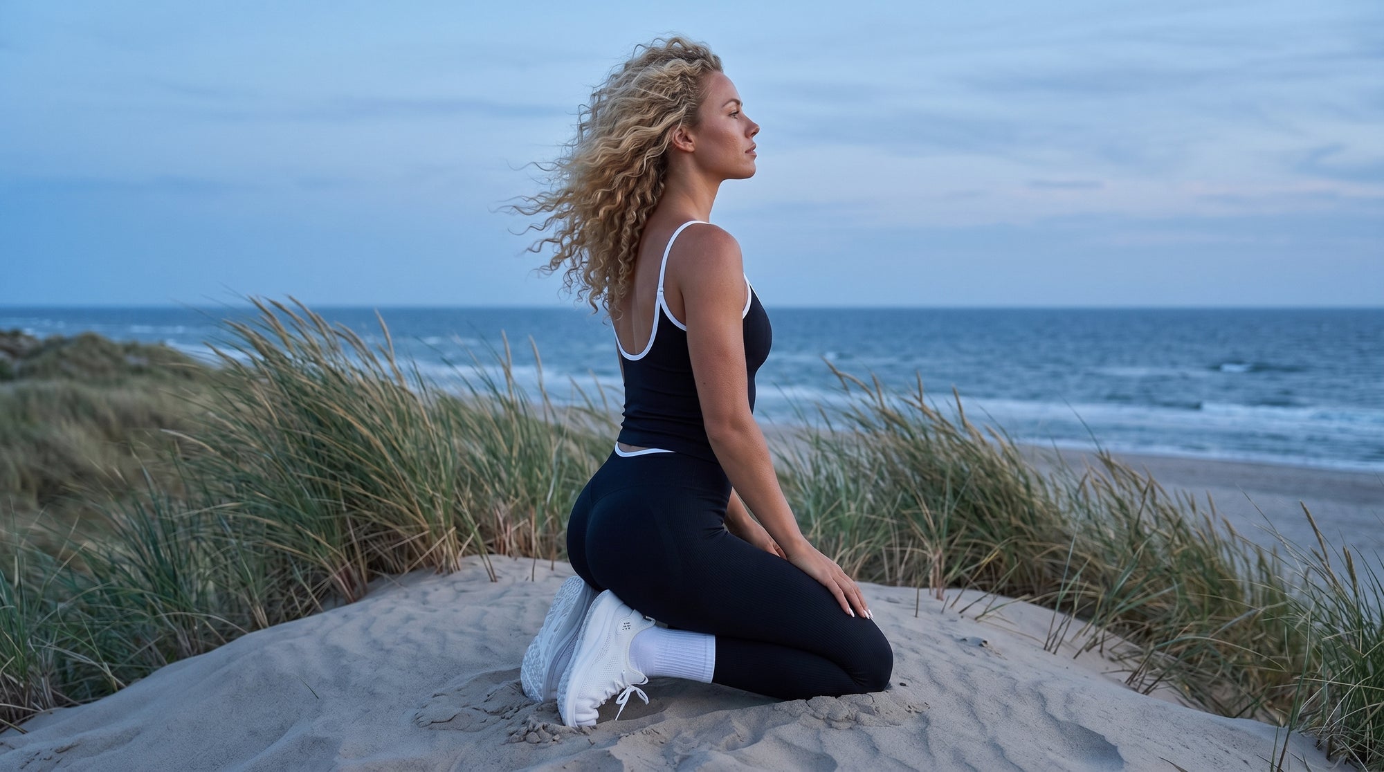 FLOW Tights med Scrunch - Black – Black