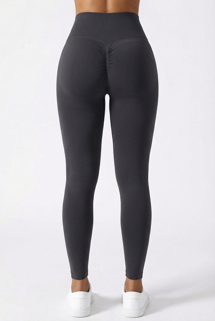 BodyCurve Scrunch Tights sort – set bagfra med scrunch-effekt og balle-løft