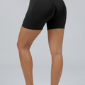 FLOW Shorts med Scrunch - Sort