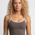 FLOW Top - Kaffebrun