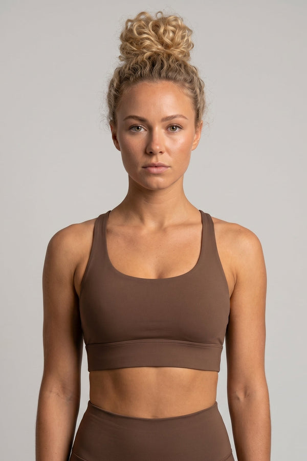 Lea Crossback Sports BH - Brown