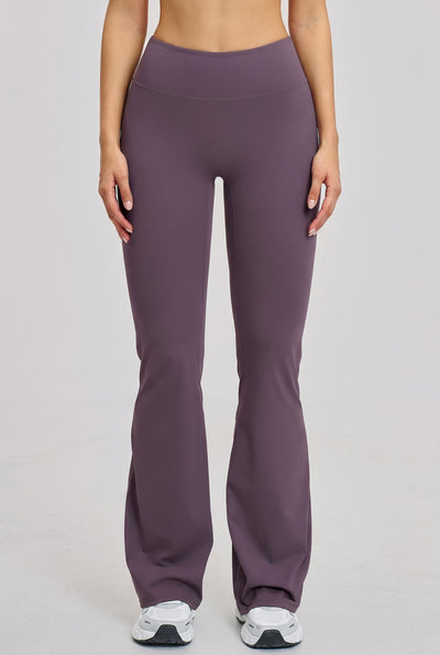 PureLine Flare Tights – Eggplant