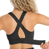 High Support Sports BH med Lynlås  –  Black