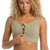High Support Sports BH med Lynlås  –  Tan