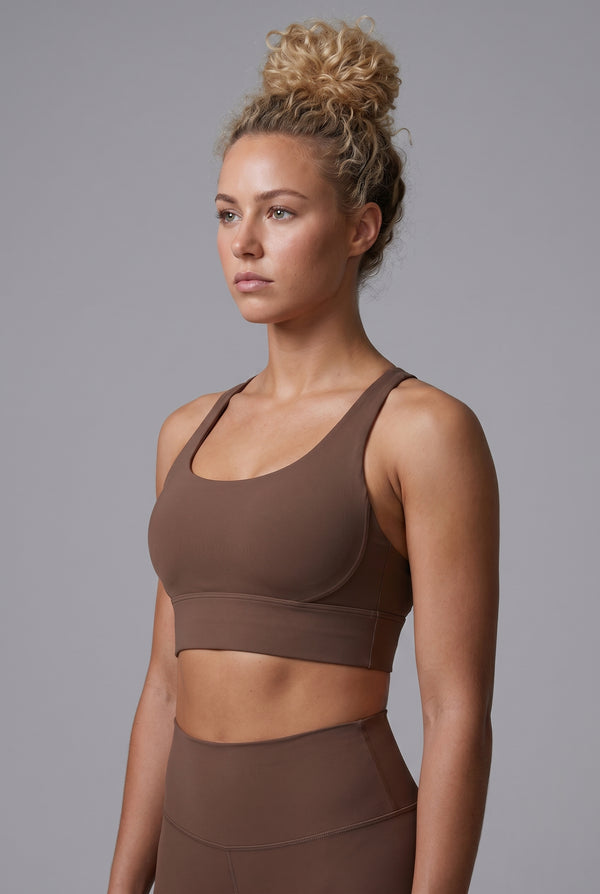 Lea Crossback Sports BH - Brown
