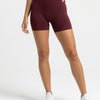 FLOW Shorts med Scrunch - WineRed